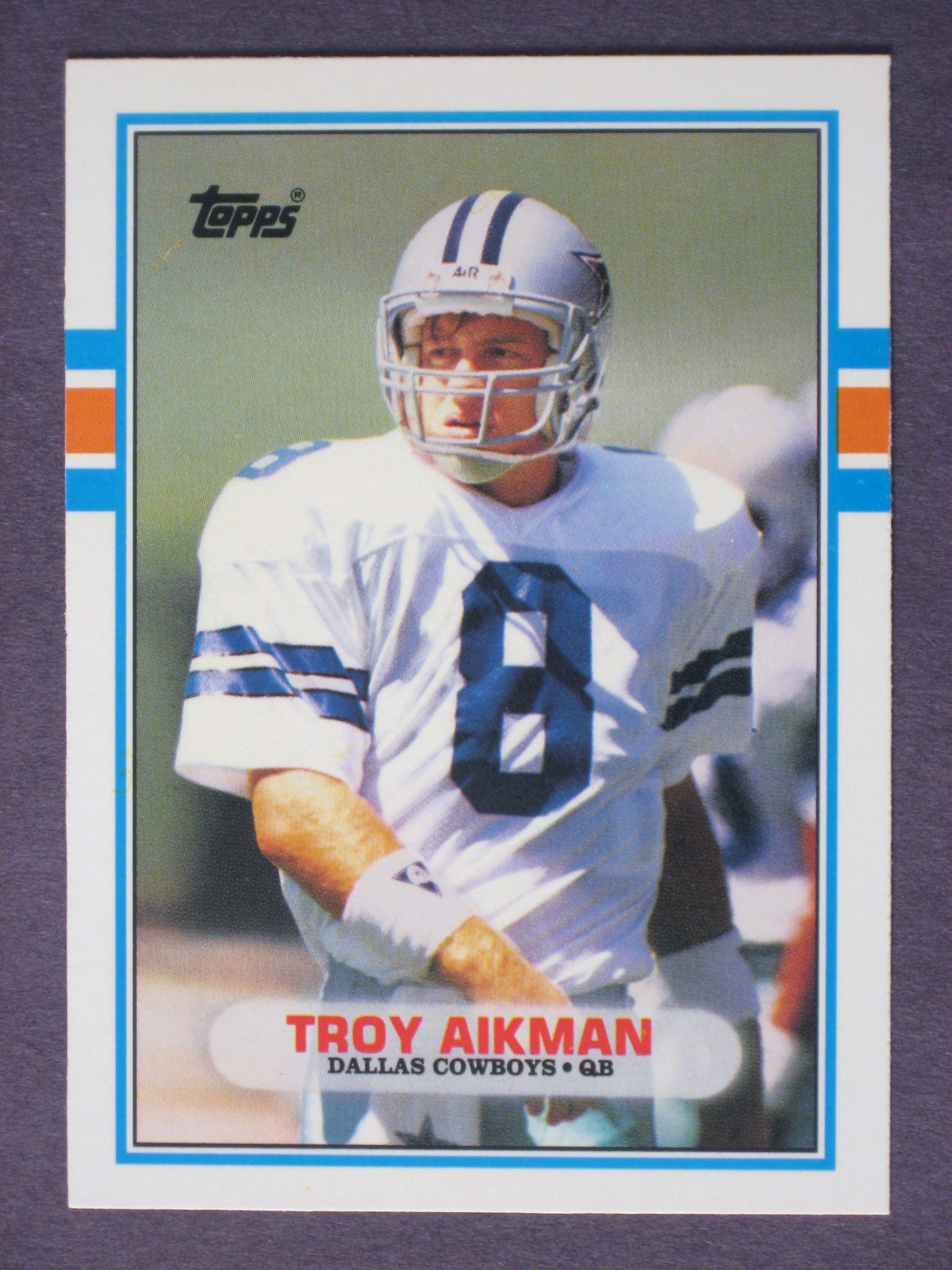 お値下げ可　PSA鑑定　1989年　TROY AIKMAN ルーキーカード 1989 TOPPS TRADED TROY AIKMAN #70T ROOKIE DALLAS COWBOYS HOF